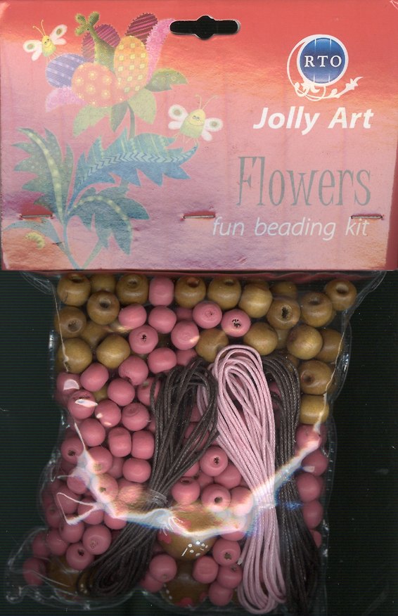 Набор для создания украшений из деревянных бусин Jolly Art (WBS.010) (упаковка) 2368034 — 1