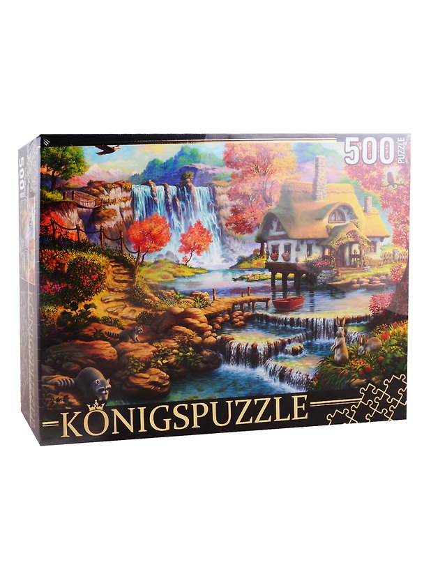 Пазл Домик у водопада Konigspuzzle 500 элементов ХК500-6316 2794766 — 1