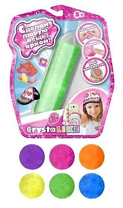 Набор для творчества, Масса для моделирования, 1TOY/Вантой, Crystalike" 1 баночка в виде кристалла, блистер, цвета в ассортименте"