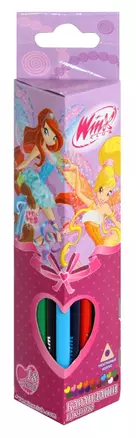 Карандаши цветные 18цв "WINX CLUB" трехгранные, к/к, подвес, WINX — 229597 — 1