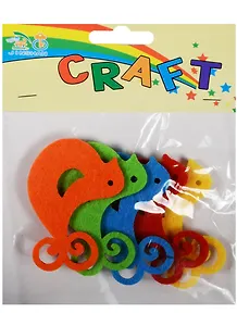 Вырубка из фетра в пакете с хедером, голуби, 5 шт (11-21496-B7)