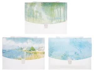 Портфель А4 12отд. "Пейзажи" ассорти