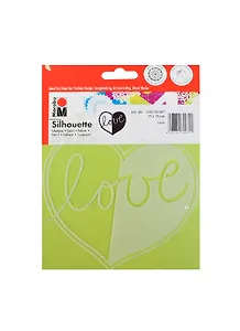 Трафарет-силуэт Marabu 007 Сердце Love (028700007) (15х15см)