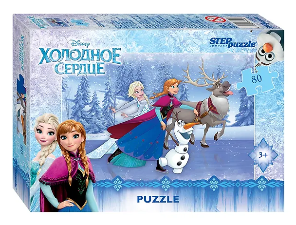 Пазл Disney - 5 Step puzzle 80эл 23х16,5см, в ассортименте 77148 2496112 — 7
