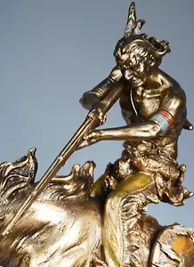 Фигурка декоративная Индеец на лошади 30см (711316)