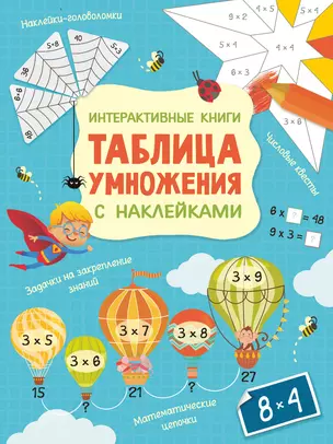 Интерактивная таблица умножения с наклейками — 2886163 — 1