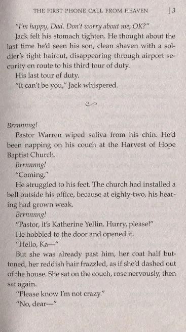 Книга The first phone call from heaven (Mitch Albom) — 3