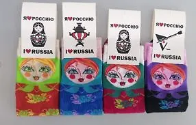 Носки женские, ассорти, размер 23