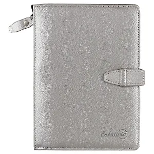 Ежедневник Escalada «Наппа», серебряный, 160 листов, А6+