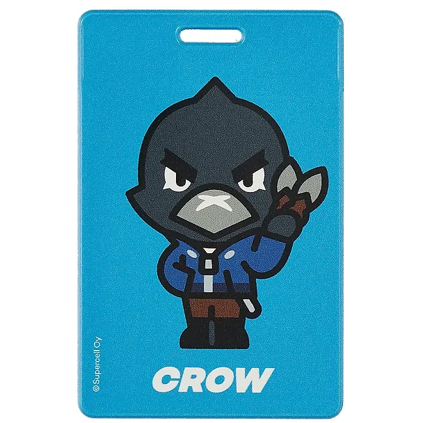 Обложка для проездного "Crow" 95*65, ПВХ, инд.уп., Brawl Stars 2913135 — 1