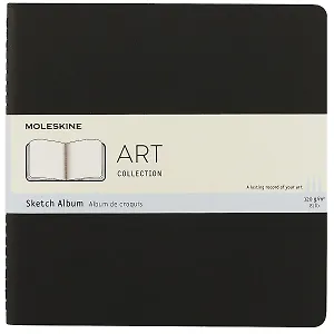 Альбом для рисования Moleskine, Cahier Sketch Album, А5, 44 листа, черный