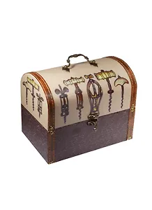 Сувенир Феникс Шкатулка из МДФ "Сундучок сомелье" (22*11*17,5см),