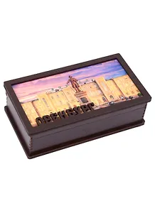 ГС Купюрница Оренбург  Достопримечательности города вид 2 (хдф)(17,5х9,5х5,5)