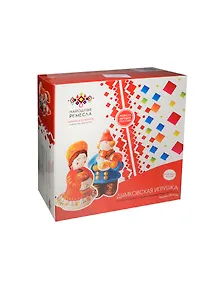Набор Дымковская игрушка Барыня и мужичок (60-011) (370405) (Народные ремесла) (7+) (коробка) (Чернусь)