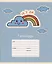 Тетрадь в линейку Listoff, "Предсказание погоды", 12 листов, в ассортименте — 2900792 — 1