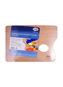 Палитра деревянная прямоугольная Гамма "Студия" 20х30 см, Гамма