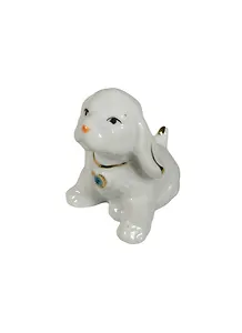 Фигурка декоративная керамика Песик с сердечком (5х3,5х6) (108918)