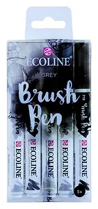 Набор маркеров Royal Talens Ecoline 5шт серые цвета