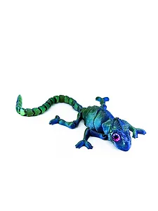 Фигурка 3D Хамелеон Паскаль (пластик) (29х9) (209)