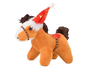 Брелок Символ года Лошадка в колпаке (текстиль) (14см) (14-1253-202505-T35) 3103152