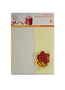 Набор для упаковки подарков АРТформат Кремовый