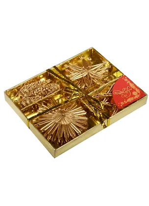 Новогоднее подвесное украшение из соломки (Набор из 11 шт) (17х13) 2547014