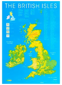 Британские острова: Карта