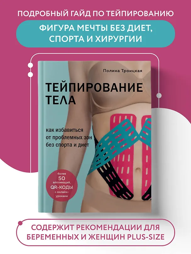 Книга Тейпирование тела. Как избавиться от проблемных зон без спорта и диет (Полина Троицкая) — 6