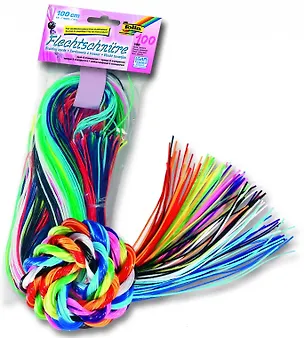 Набор для плетения (731100) (100шт.х100см.) (10цв.) (упаковка) 2389403