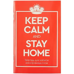 Тетрадь для записи иностранных слов Listoff, Stay Home, А6, 48 листов