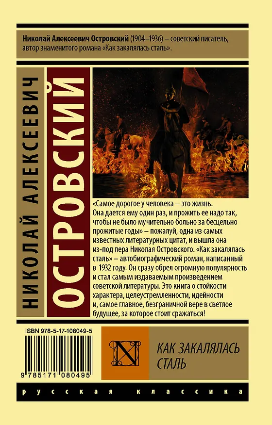 Книга Как закалялась сталь (Николай Островский) — 2