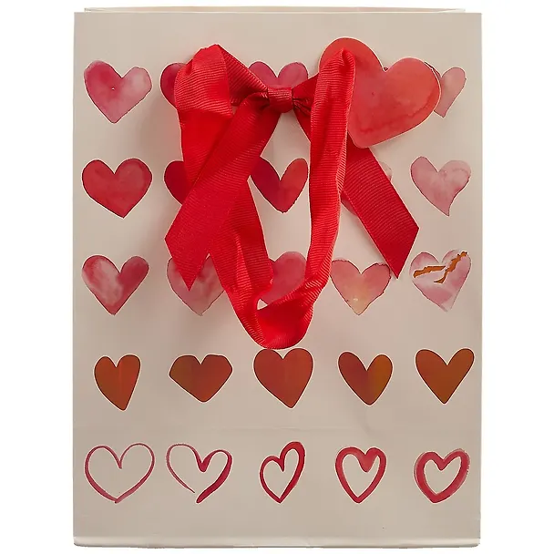 Пакет А5 23*18*10  "Little hearts" жен., бум.мат.ламинат 261677 — 3
