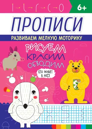 РИСУЕМ, КРАСИМ, ОБВОДИМ. КТО ЖИВЁТ В ЛЕСУ — 2837057 — 1