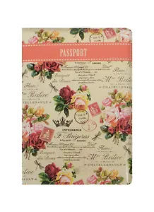 Обложка для паспорта Розы (Крафт)