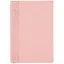Ежедневник недат. А5 160л "Буйвол" розовый, кожзам, мягкий переплет, тонир.блок, ляссе — 261017 — 1
