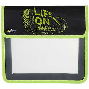 Папка для тетрадей А5 "Байк арт" липучка, Оникс 258450