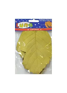 Набор для творчества LUNA Сухоцветы листья желтые 12шт