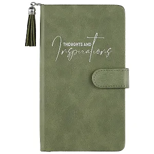 Ежедневник недат. А6+ 120л 110*190 "Бакстер" оливковый, кожзам, тв. переплет, магнит.клапан, кисточка, тонир.блок, ляссе