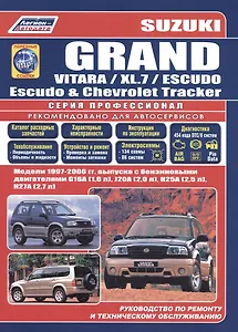 Сузуки ГРАНД ВИТАРА. ГРАНД ВИТАРА XL-7, ГРАНД ЭСКУДО, ЭСКУДО. Шевроле Трэкер и Мазда Леванте. Модели 1997-2004 гг. выпуска с бенз. двиг. Устройство,те