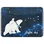 Чехол для карточек горизонтальный Белые медведи Night sky (ДКГ2021-46) — 2835352 — 1