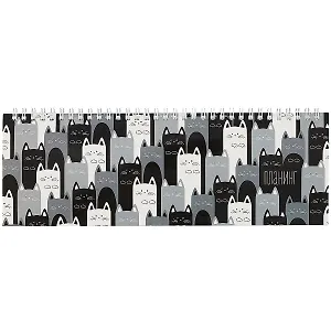 Планинг недат. 64л "Коты" настольный, обл.картон, глянц.лам.