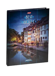Книга для записей А5 80л кл. "Best Travel" 7БЦ, Hatber