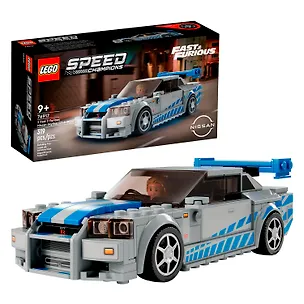 76917 Конструктор детский LEGO Speed Champions Автомобиль Skyline GT-R (R34), 319 деталей, возраст 9+ 3169392