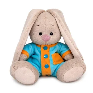 Мягкая игрушка Зайка Ми в голубом комбинезоне (15 см) 2928361