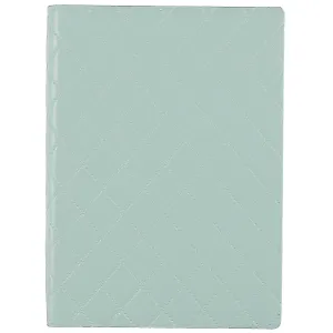 Ежедневник недат. А6+ 126*174 160л "Стэп" мятный, кожзам, мягкий переплет, стеганная строчка, тонир.блок, ляссе