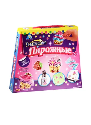 Игровой набор Звездопад Пирожные (63818) (5+) (550 дет.) (накл.) (коробка) 2312262
