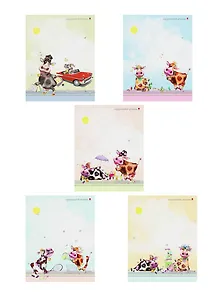 Тетрадь в клетку Альт, "Телки-метелки", 48 листов, в ассортименте