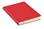 Записная книжка А6 100л кл. красный, интегр., тонир.блок, резинка, ляссе, Schiller — 3031822 — 2