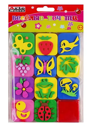 Веселые печати, ARTE NUEVO, Лес, подушечка с чернилами+веселые печати DT-1014-1 2755855