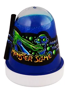 Слайм MonsterS Slime - Светится в темноте 130гр. Синий
